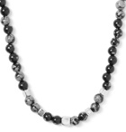 Isabel Marant - Stone Silver-Tone Necklace - Black
