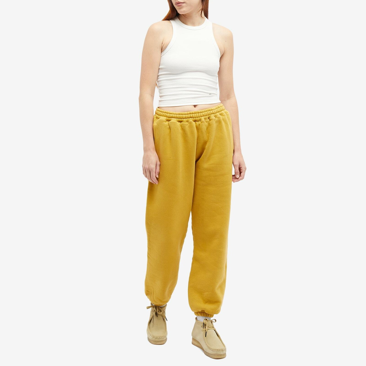 Shineon Studio - Plain Wide-Leg Jogger Pants