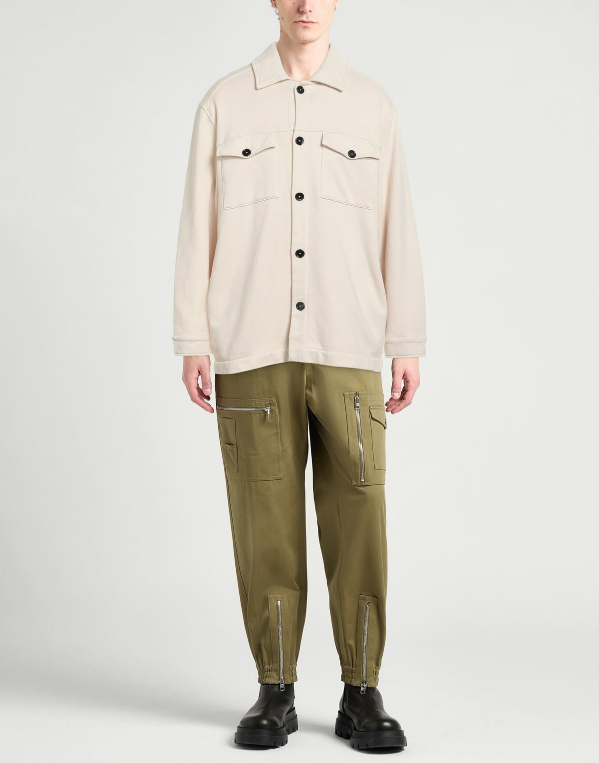 Dondup Mens Shirt in Beige
