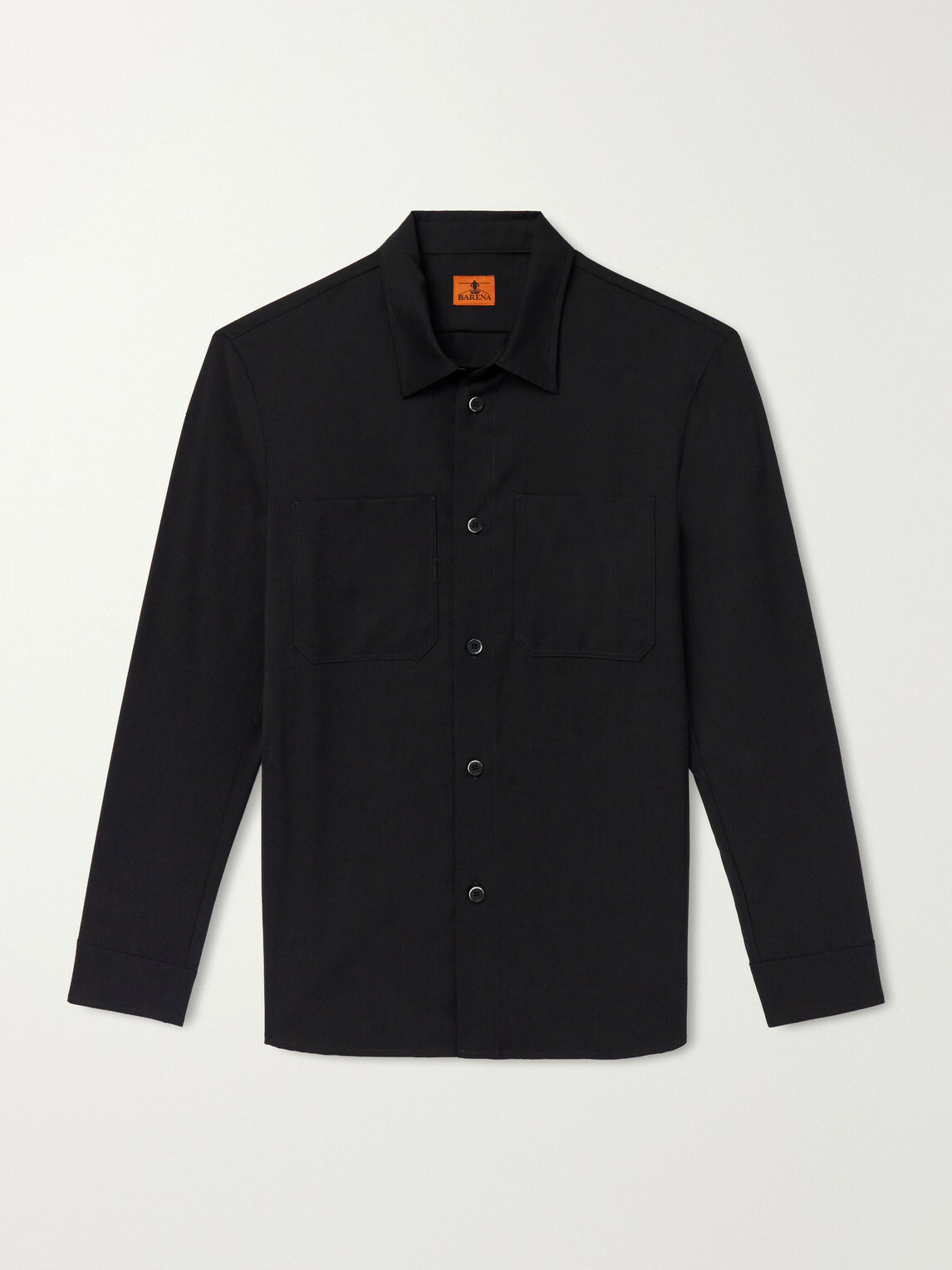 Barena - Virgin Wool Overshirt - Black