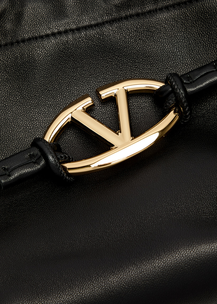 Valentino Garavani VLogo Pouf Mini Leather Shoulder bag