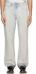 MM6 Maison Margiela Blue Washed Jeans