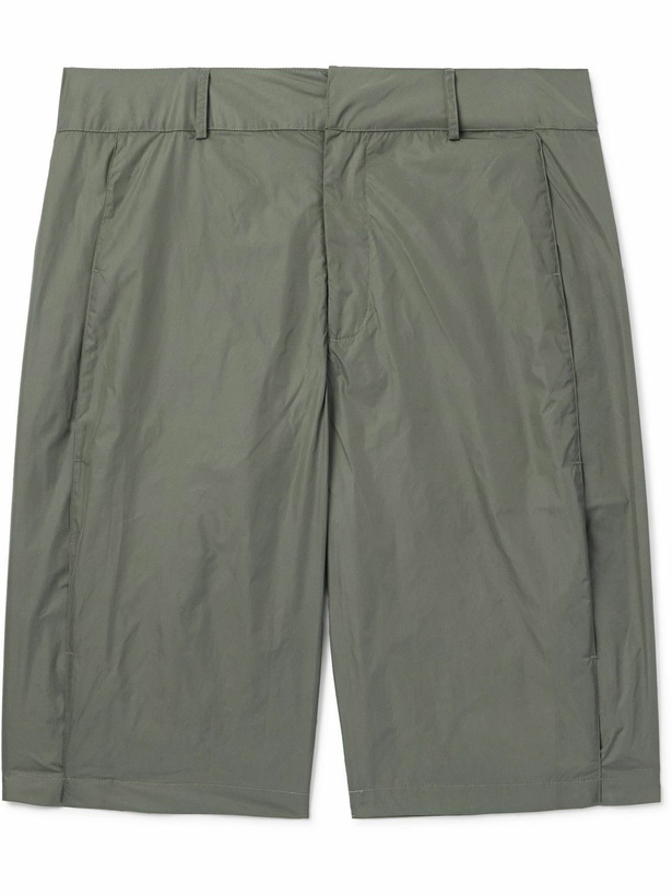 Photo: SAIF UD DEEN - Straight-Leg Panelled Shell Shorts - Gray