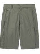 SAIF UD DEEN - Straight-Leg Panelled Shell Shorts - Gray