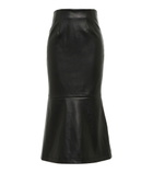 Staud - Laurel faux leather midi skirt