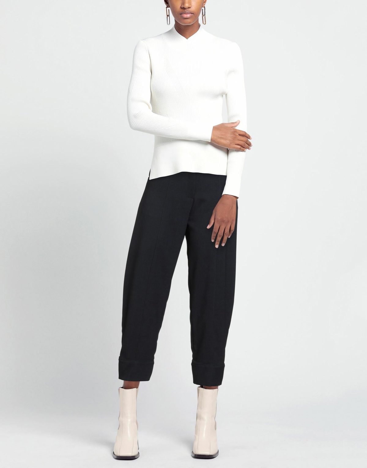 Alessia Santi Womens Pants in Navy