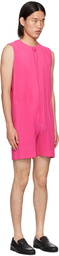 HOMME PLISSÉ ISSEY MIYAKE Pink Colorful Pleats Jumpsuit