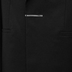 Givenchy Men's Clip Closure Long Coat in Black