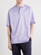 Charvet - Cotton Polo Shirt - Purple