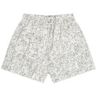 L.F. Markey Women's Basic Linen Short in Squiggle