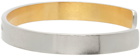 Maison Margiela Silver Palladio Logo Bracelet