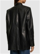 MAGDA BUTRYM - Oversize Tailored Leather Blazer