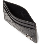 Gucci - Embossed Leather Cardholder - Black