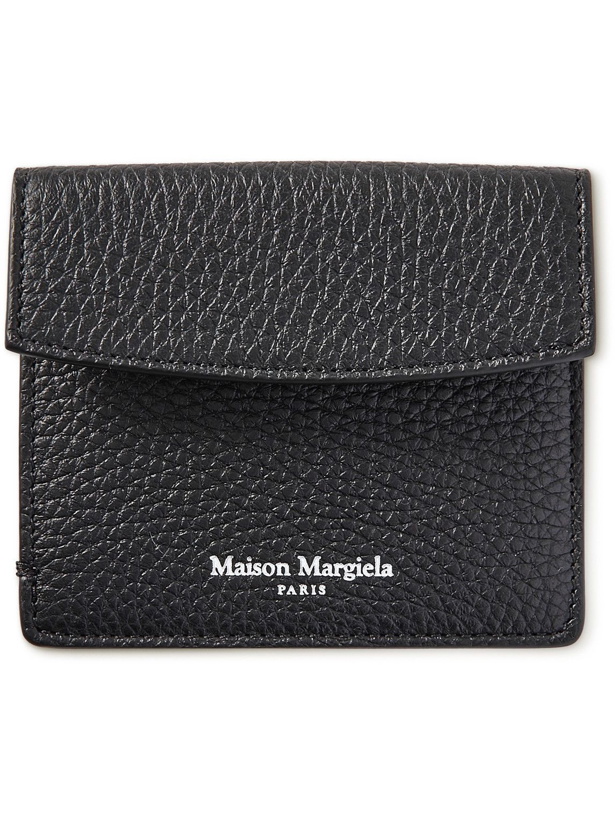 Photo: Maison Margiela - Logo-Print Full-Grain Leather Cardholder
