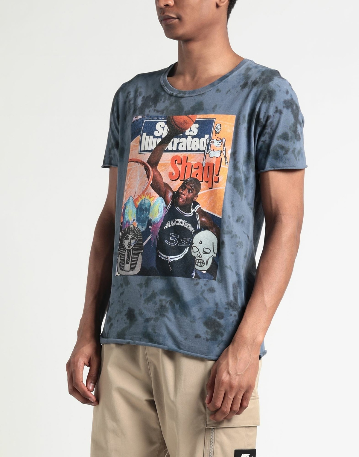 Alchemist Mens T-shirt Slate in Blue