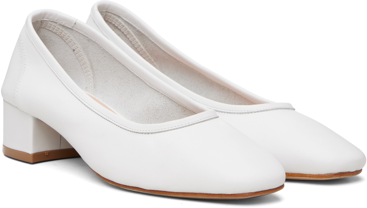 Maryam Nassir Zadeh White Roberta Heels