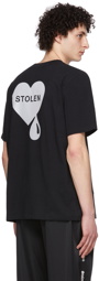 Stolen Girlfriends Club Black Crying Heart T-Shirt