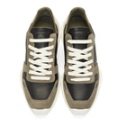 Rick Owens Brown and Black Vintage Runner Sneakers