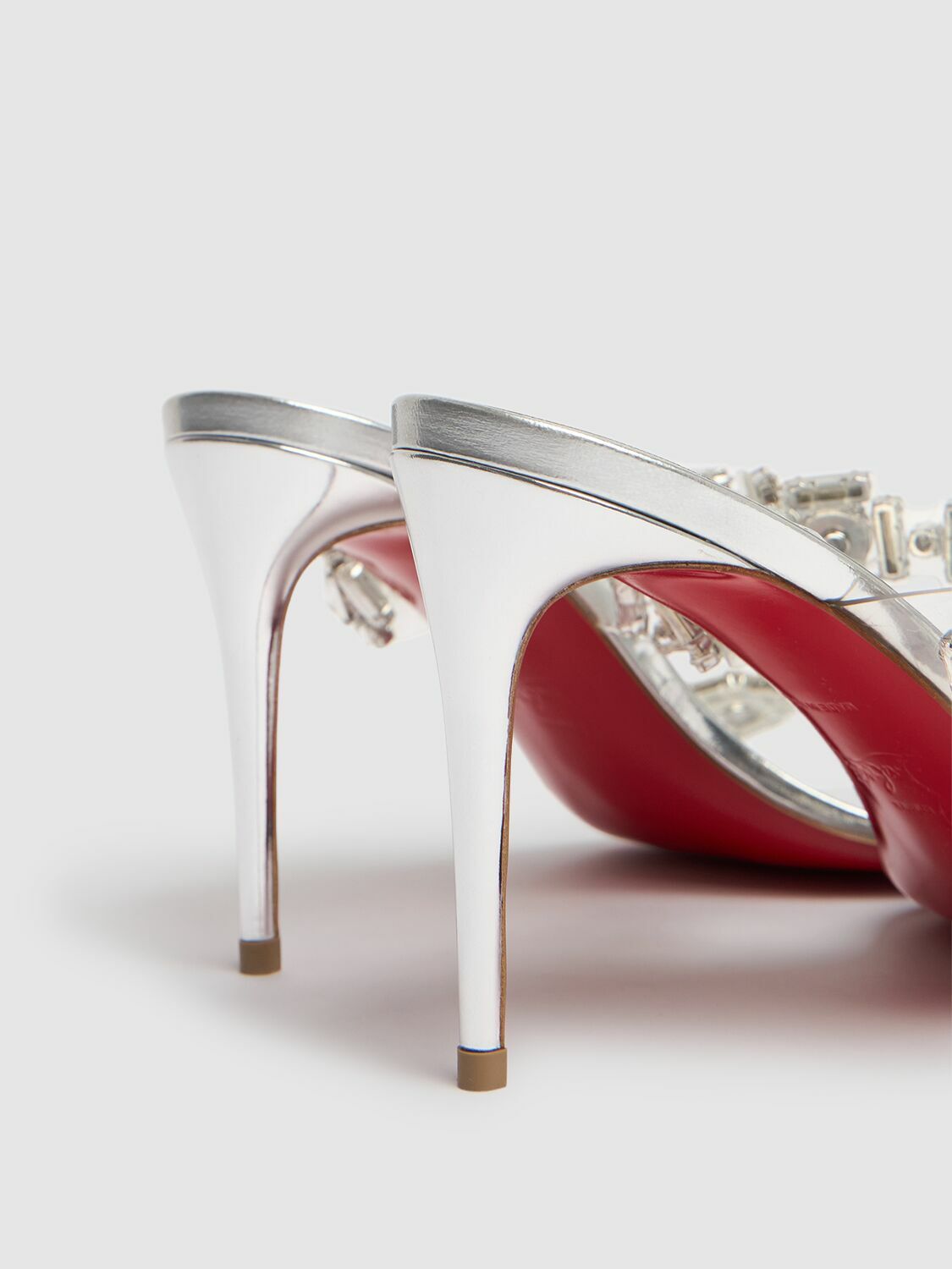 CHRISTIAN LOUBOUTIN 85mm Just Jewel Crystal Sandals