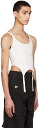Dion Lee Off-White Combat Corset Tank Top