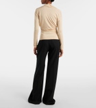 Tove Fina draped jersey top