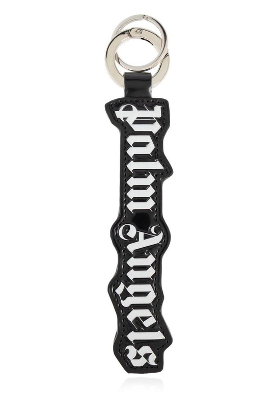 Photo: Palm Angels Logo Embossed Key Ring