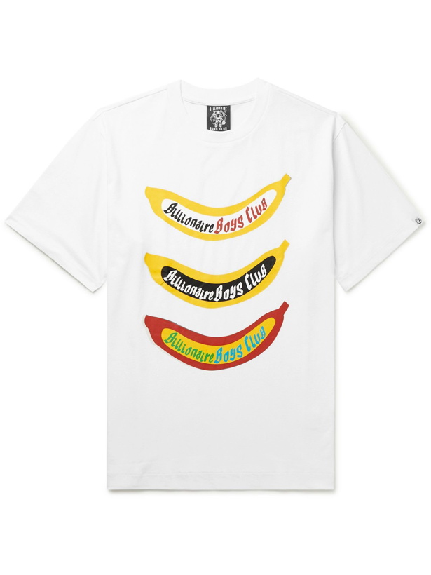 Photo: Billionaire Boys Club - MR PORTER Banana Printed Cotton-Jersey T-shirt - White