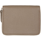 Maison Margiela Taupe Zip Wallet