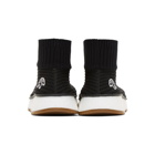 adidas Originals by Alexander Wang Black Run Clean High-Top Sneakers
