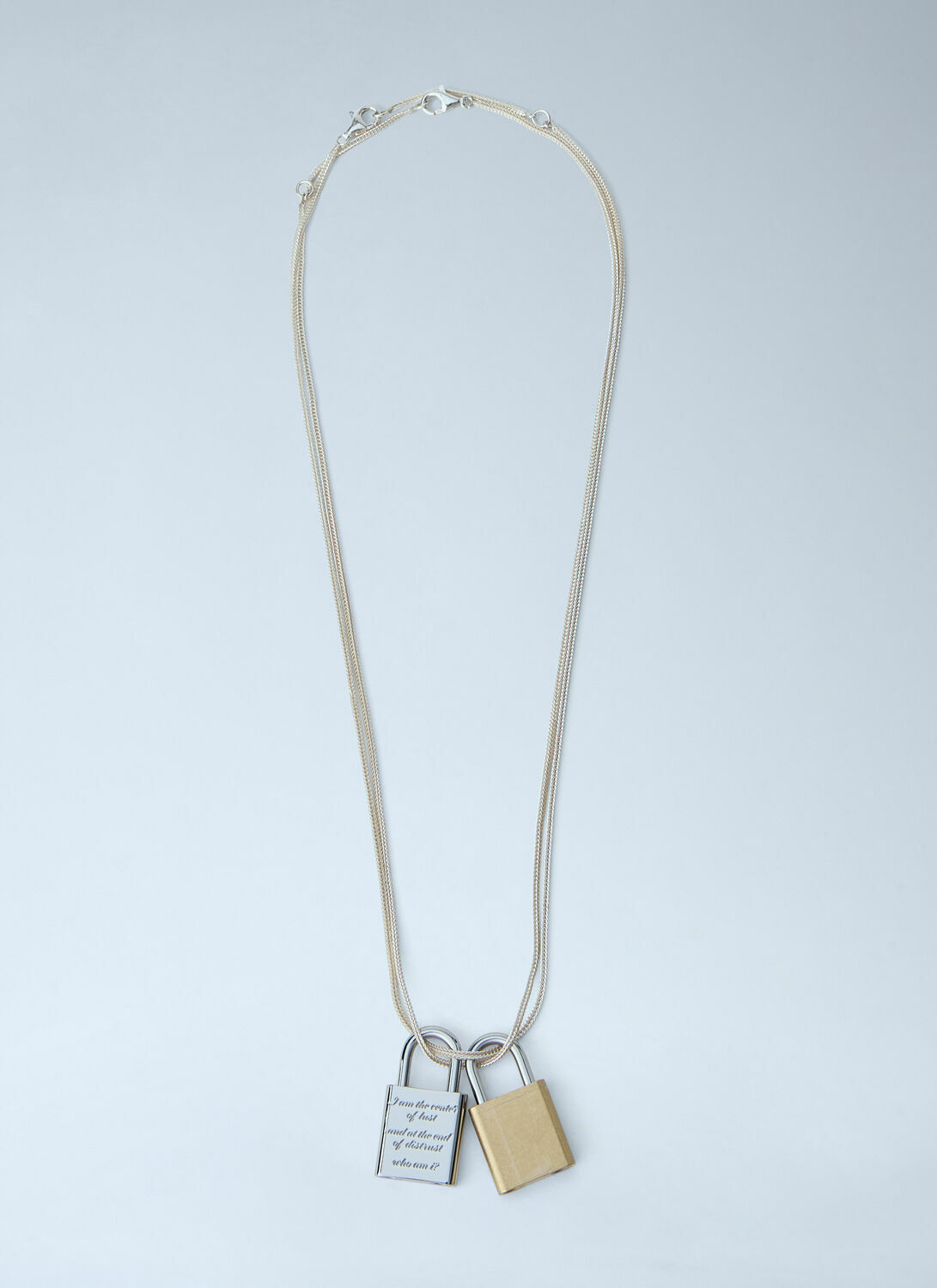 Our Legacy Riddle Padlock-Detail Necklace Our Legacy