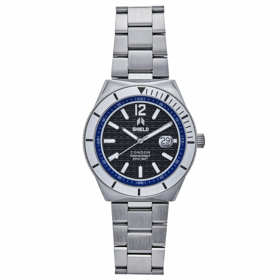 Shield Condor Black Dial Mens Watch SLDSH118-2
