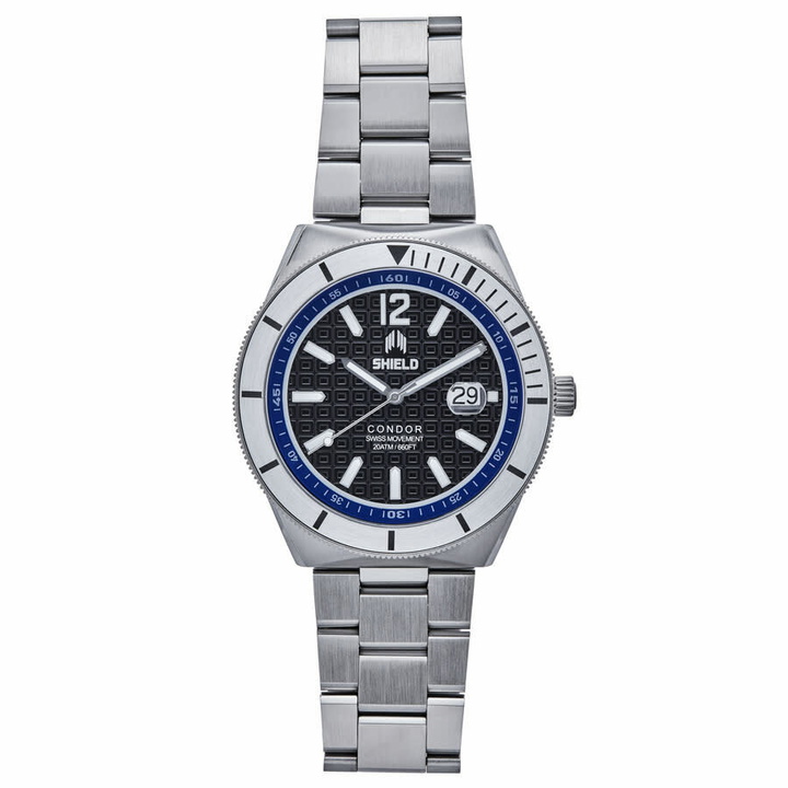 Photo: Shield Condor Black Dial Mens Watch SLDSH118-2