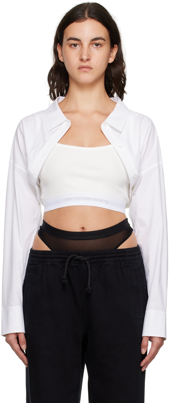 alexanderwang.t White Layered Shirt