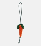 JW Anderson Carrot knitted bag charm