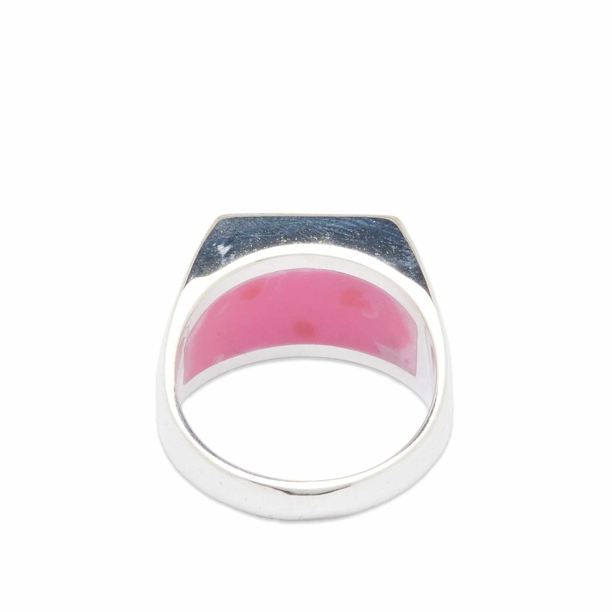 Ellie Mercer Women's Multi Piece Ring in Silver/Pink