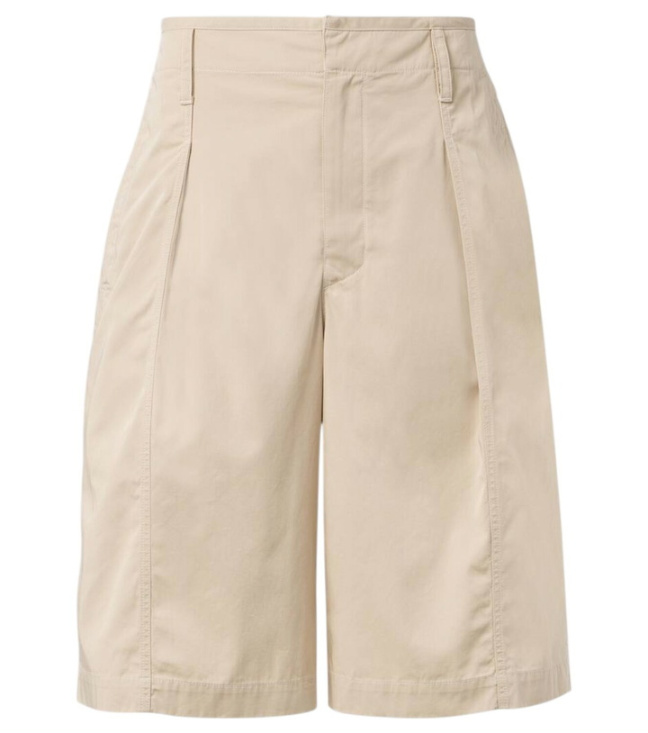 Photo: Lemaire Maxi cotton twill Bermuda shorts
