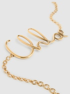 CHLOÉ Large Iconic Chloé Metallic Belt