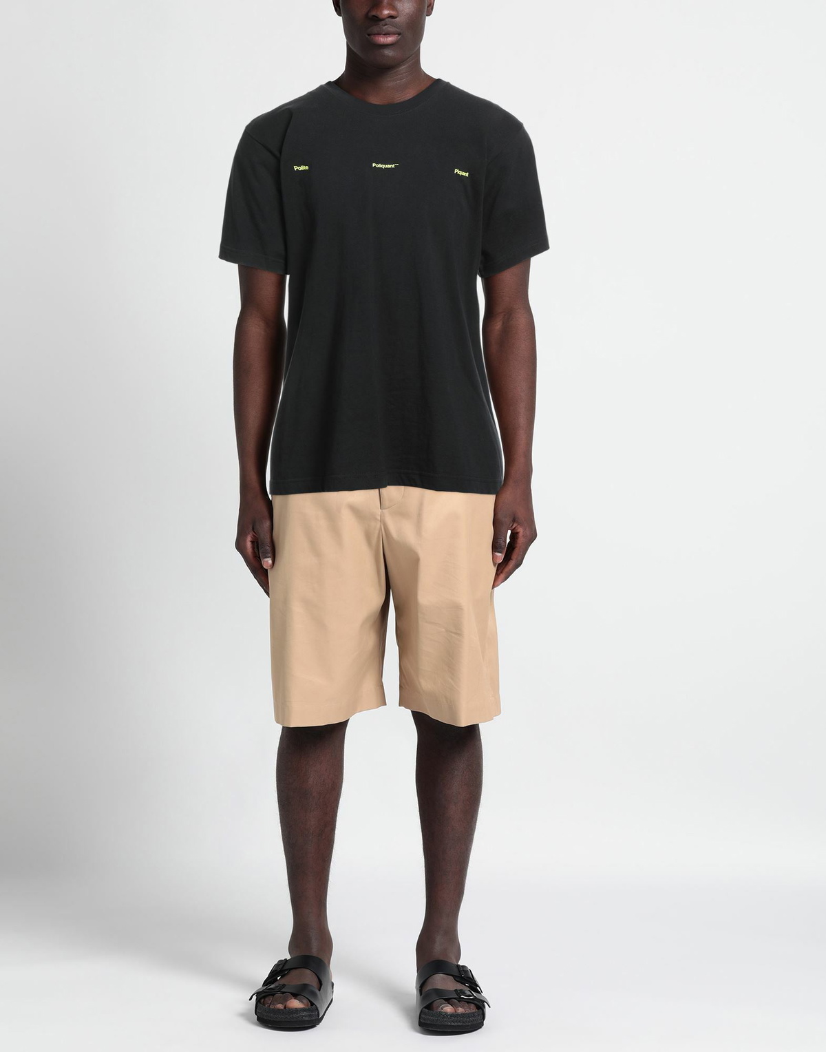 Poliquant Mens T-shirt in Black