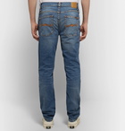 Nudie Jeans - Lean Dean Slim-Fit Organic Stretch-Denim Jeans - Blue