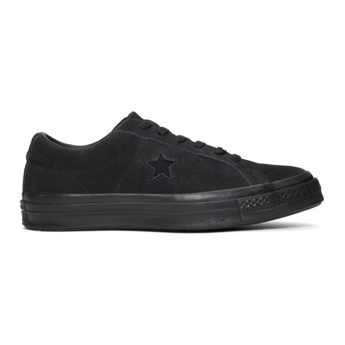 Photo: Converse Black Suede One Star Sneakers
