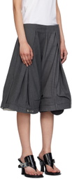 HODAKOVA Gray Suit Trouser Shorts
