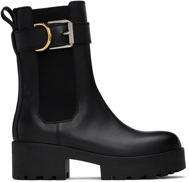 Photo: Givenchy Black Voyou Chelsea Boots