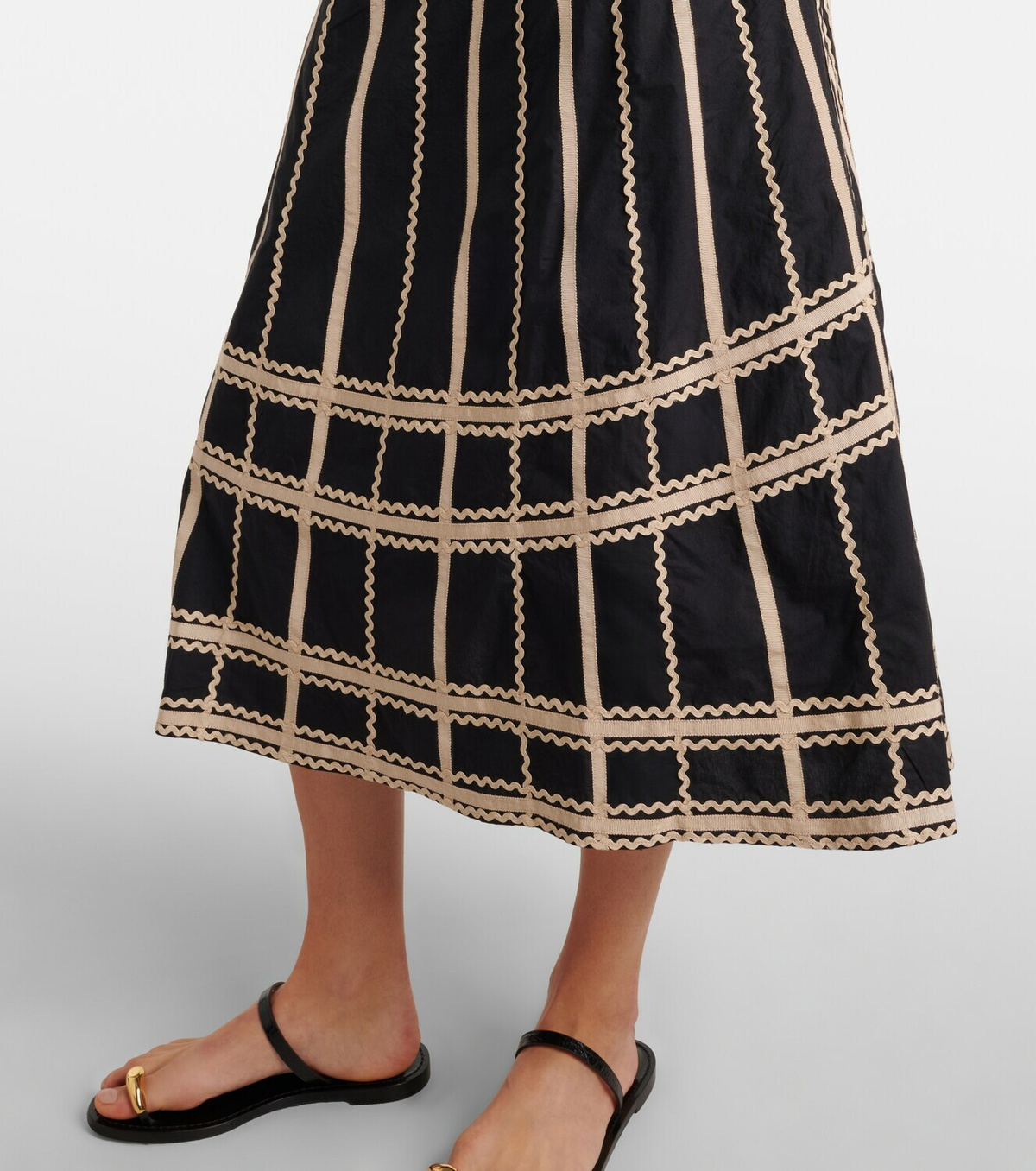 Ulla Johnson Palermo cotton poplin midi dress