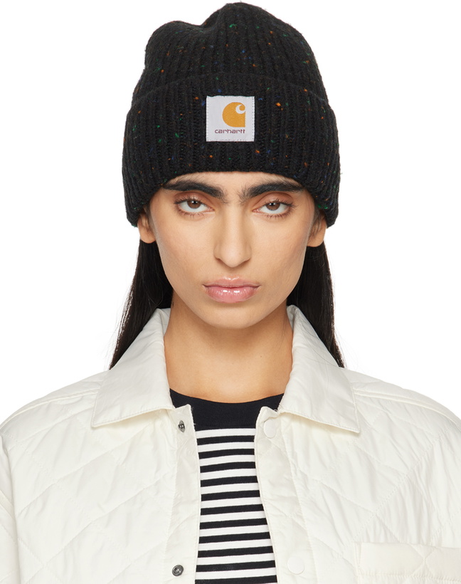 Photo: Carhartt Work In Progress Black Anglistic Beanie