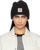 Carhartt Work In Progress Black Anglistic Beanie