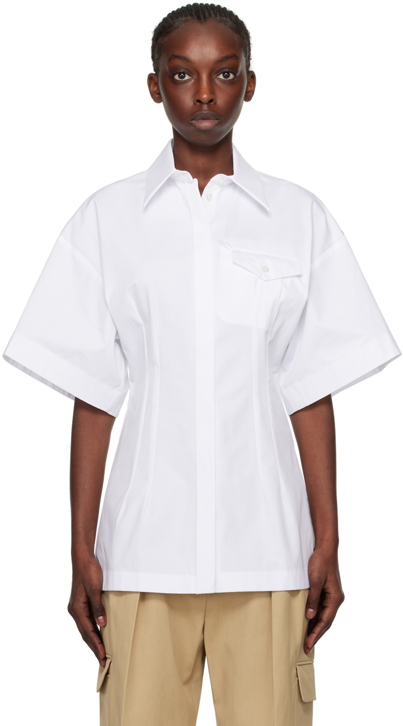 Sportmax White Curve Shirt Sportmax