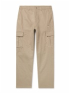 Nike - Club Straight-Leg Logo-Embroidered Cotton-Blend Ripstop Cargo Trousers - Neutrals
