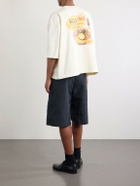 Willy Chavarria - Taco Shop Buffalo Printed Cotton-Jersey T-Shirt - White