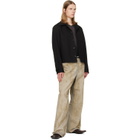AMIRI Black Script Collar Shirt Jacket