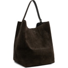 TOTEME Brown Belted Suede Tote